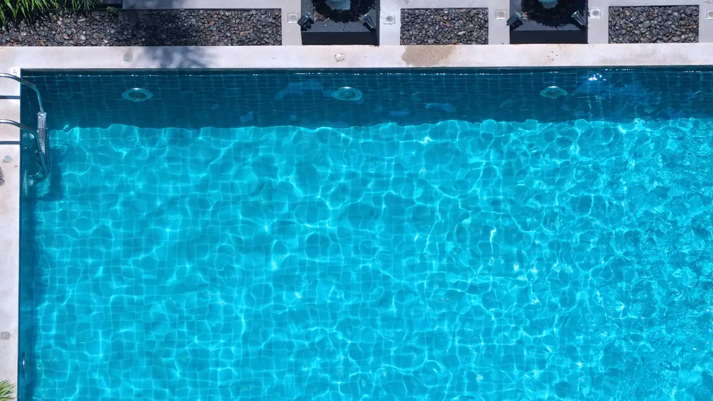 Well maintained swimming pool with clear filtered water at a Toronto area property